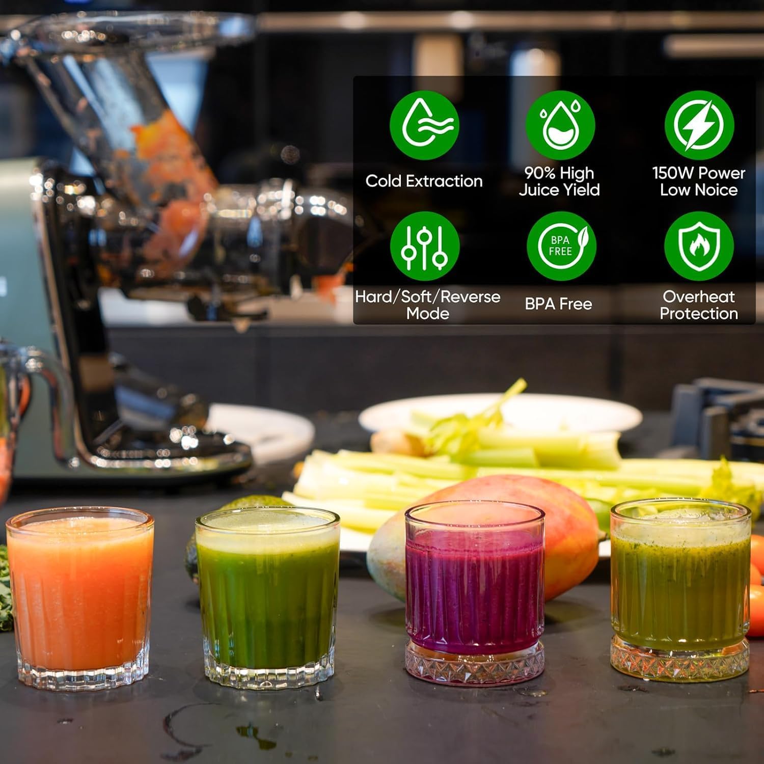 FreshVolt™ Automatische Saftpresse