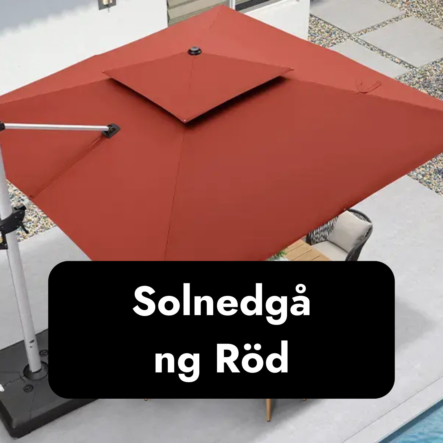 SkyShade™ Solenergi-driven LED-parasoll